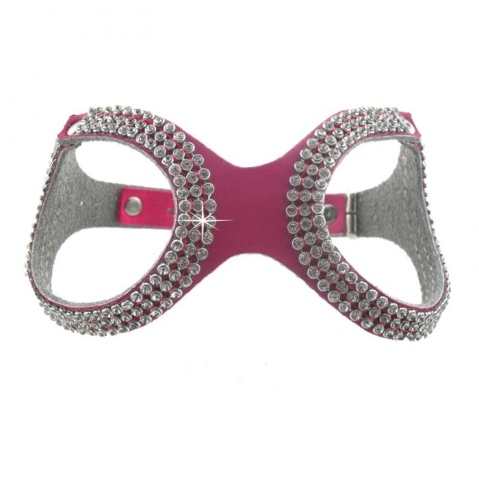 Blinged Out Leather Harness