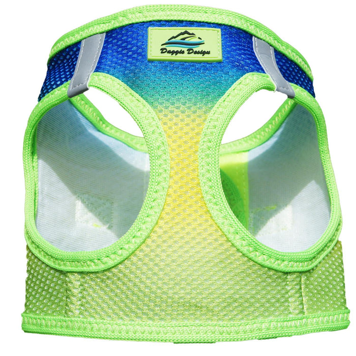 American River Choke Free Dog Harness by Doggie Design - Ombre Collection Cobalt Sport