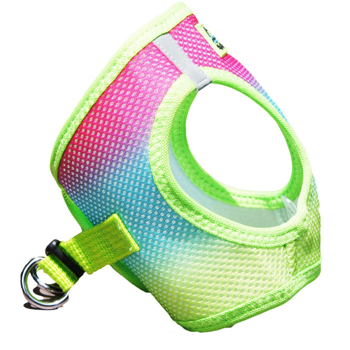 American River Choke Free Dog Harness by Doggie Design - Ombre Collection Rainbow
