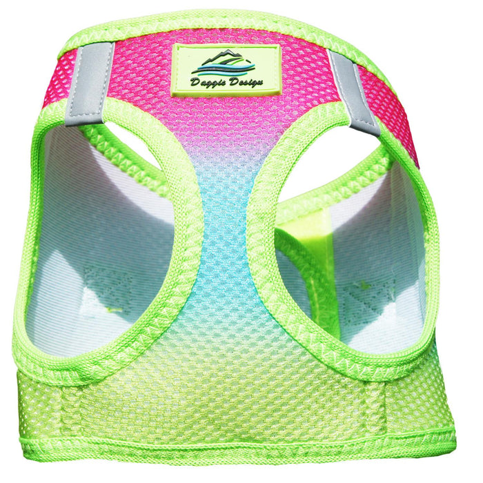 American River Choke Free Dog Harness by Doggie Design - Ombre Collection Rainbow