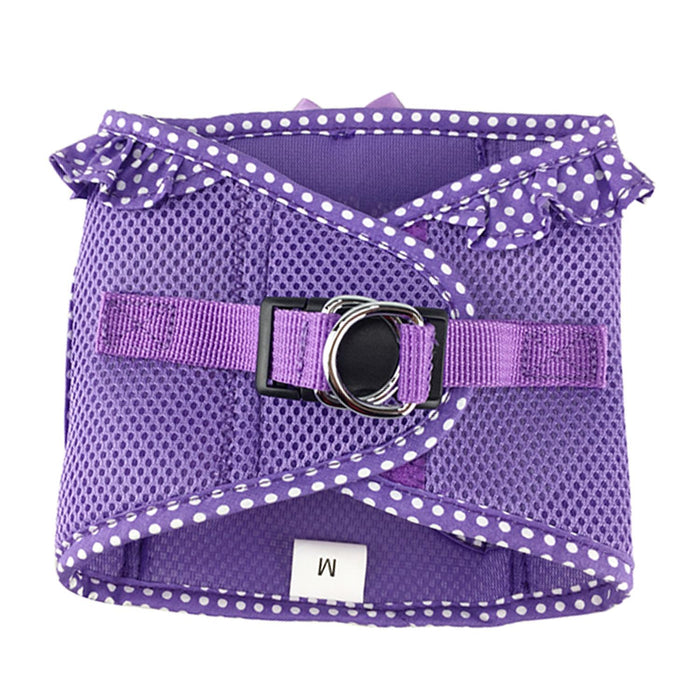 American River Choke-Free Dog Harness Polka Dot Collection Purple by Doggie Design