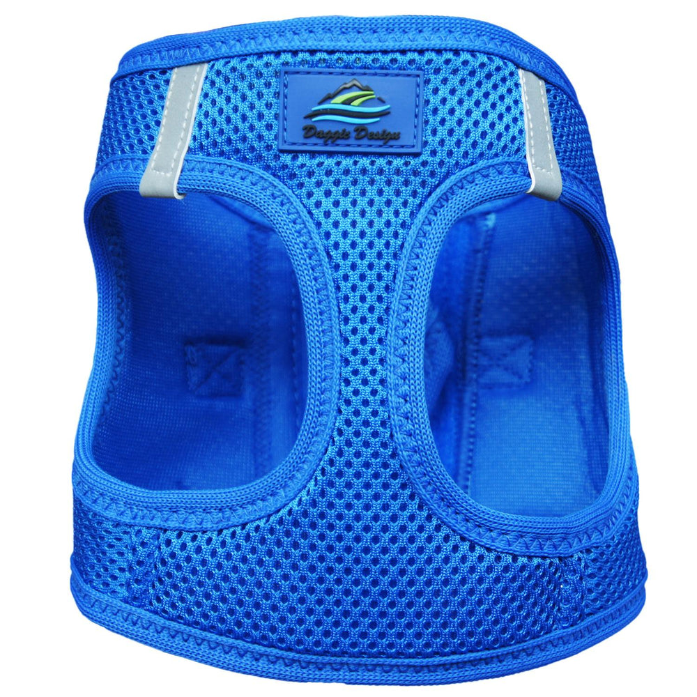 American River Choke Free Ultra Solid Dog Harness by Doggie Design Cobalt Blue