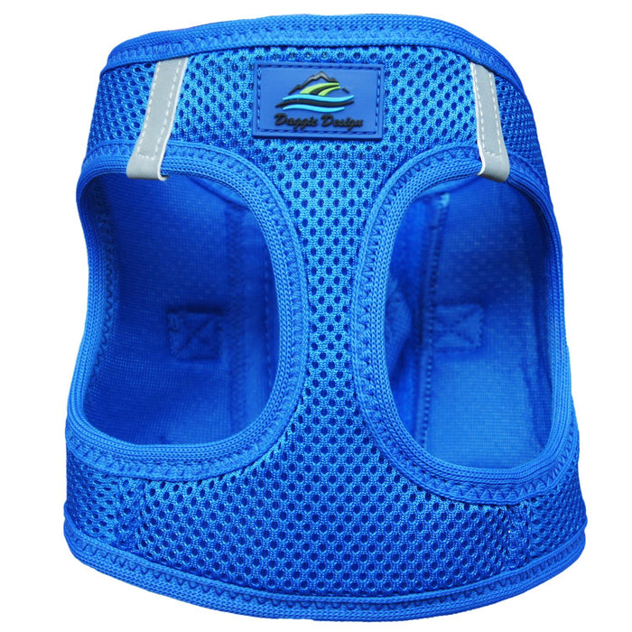American River Choke Free Ultra Solid Dog Harness by Doggie Design Cobalt Blue