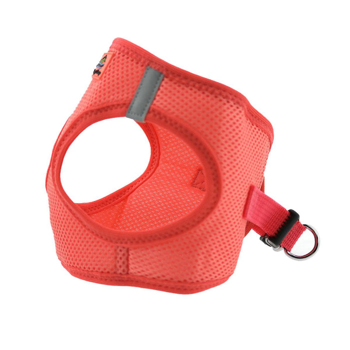 American River Choke Free Ultra Solid Dog Harness by Doggie Design Coral
