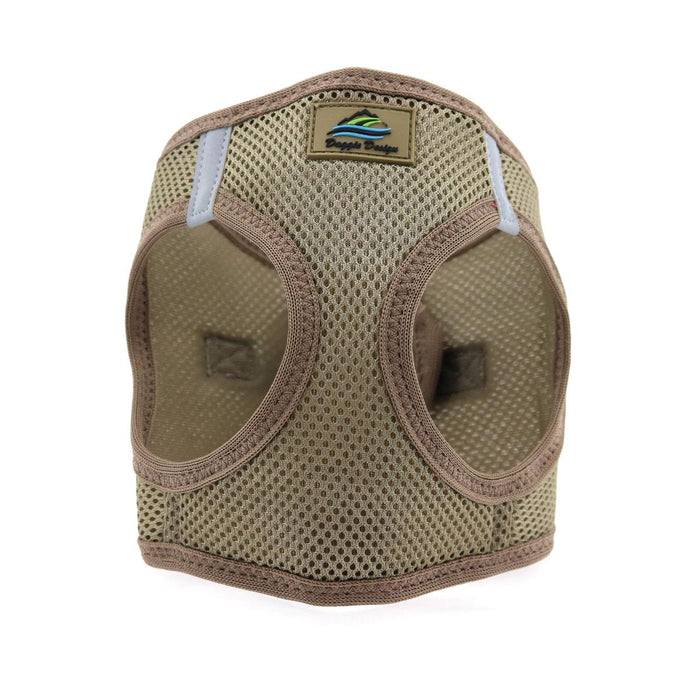 American River Choke Free Ultra Solid Dog Harness by Doggie Design Fossil Brown