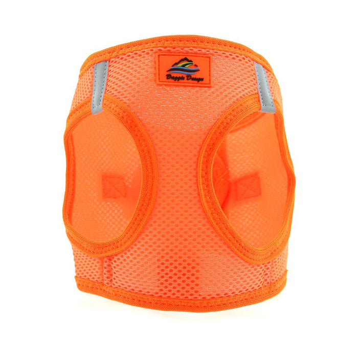 American River Choke Free Ultra Solid Dog Harness by Doggie Design Hunter Orange