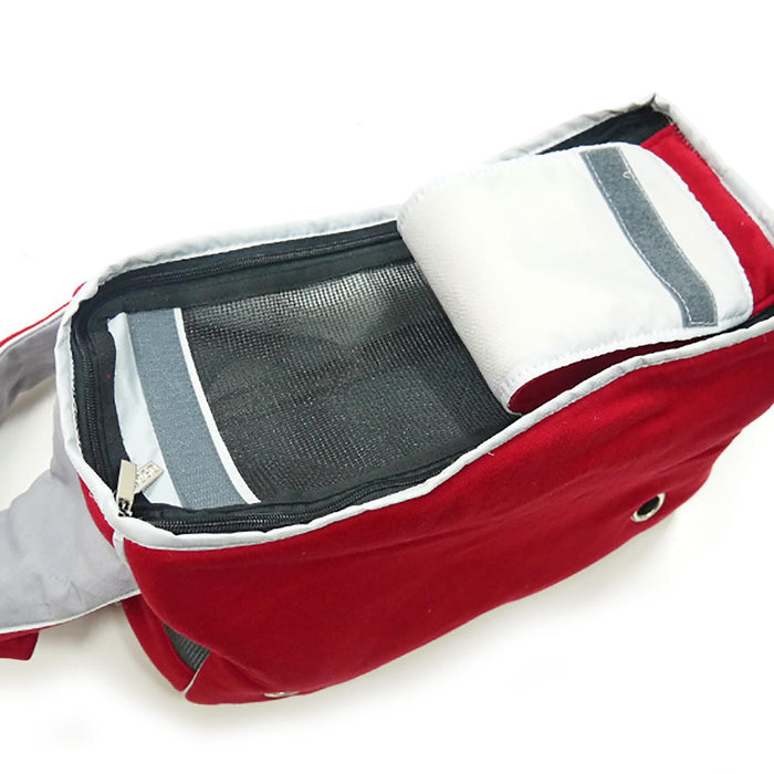 Boxy Messenger Bag Doggie Carrier by Dogo