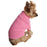 Cable Knit Dog Sweater by Doggie Design Candy Pink
