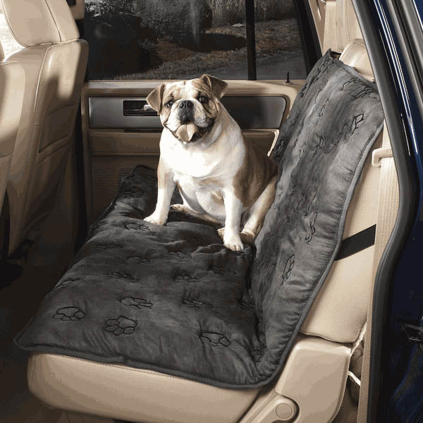 Charcoal Pawprint Seat Cover by Guardian Gear