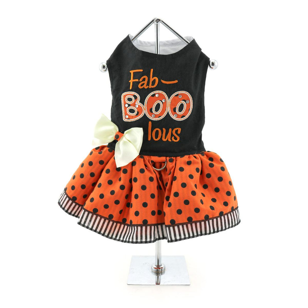 Fab-BOO-lous - Halloween Dog Harness Dress by Doggie Design