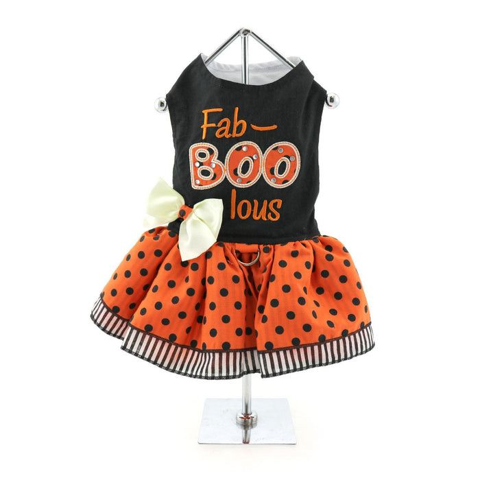 Fab-BOO-lous - Halloween Dog Harness Dress by Doggie Design