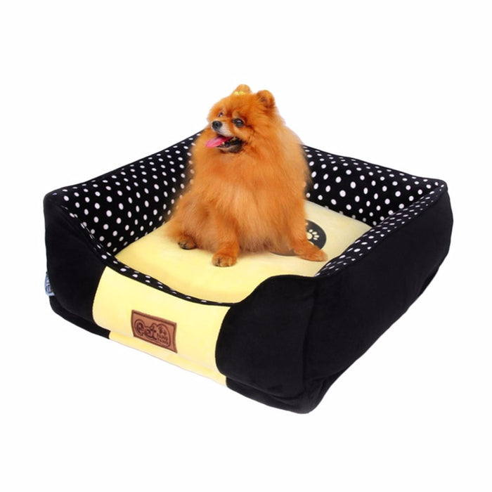 Comfy Corduroy & Cotton Dog Bed