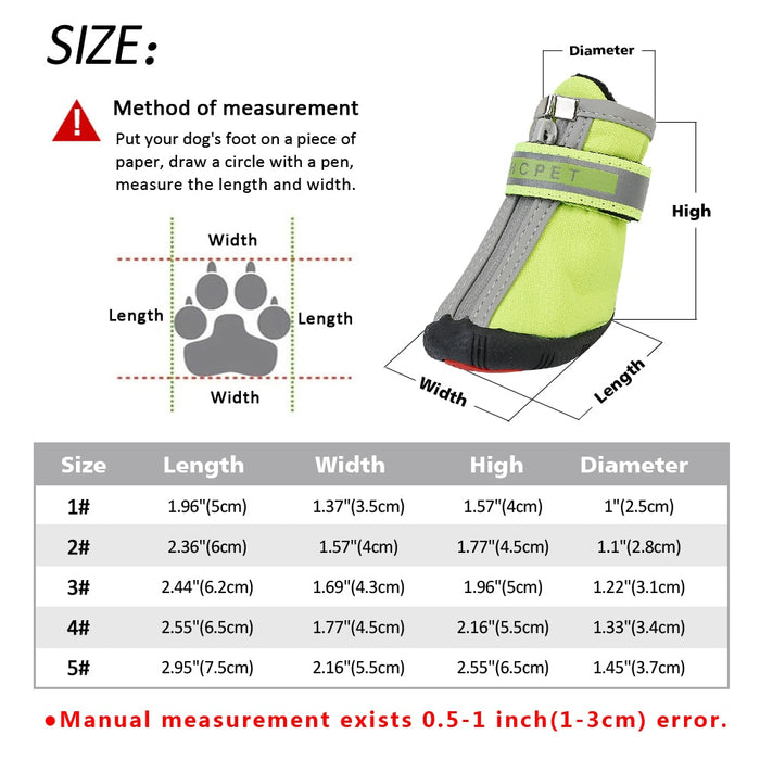 Waterproof Reflective Paw Protectors