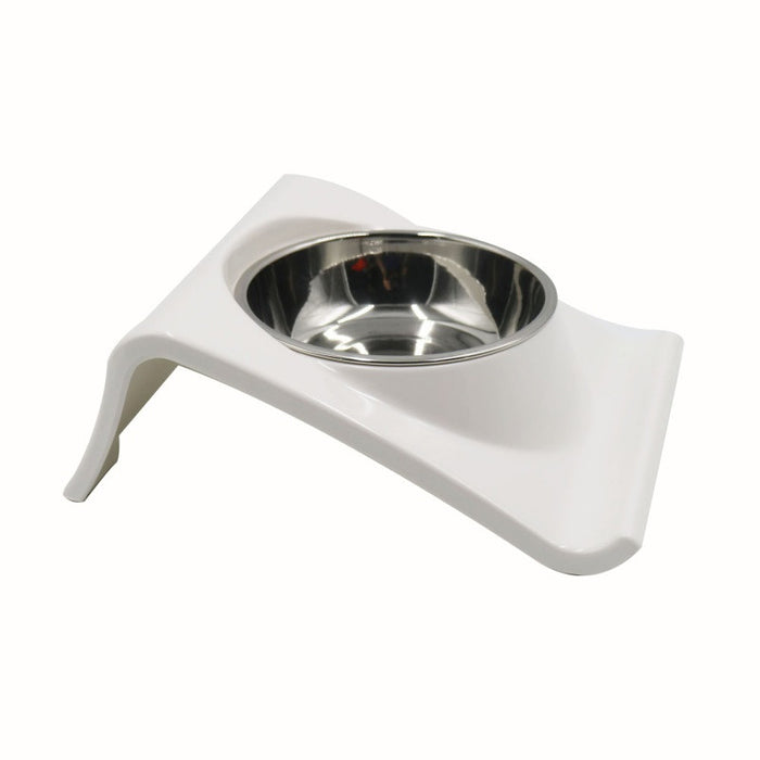 Stainless Steel Dog Bowl with Non Skid Bracket Holder