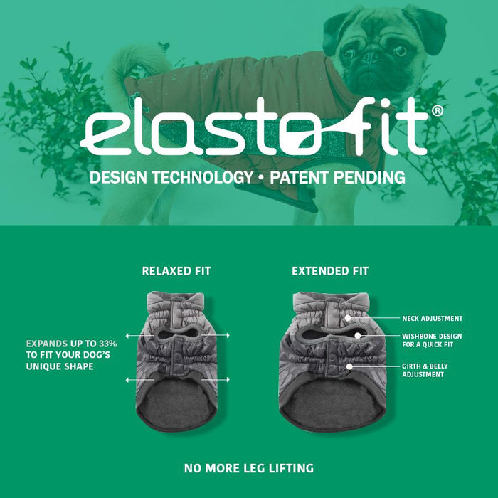 Reversible Elasto-Fit Dog Raincoat