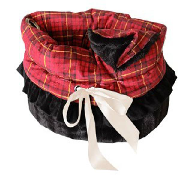 Reversible Snuggle Bugs Pet Bed, Bag, & Car Seat
