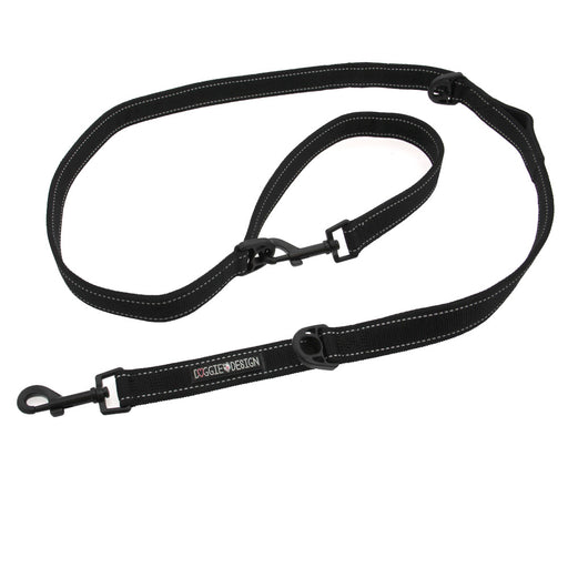 6-Way Multi-Function Doggie Leash Black