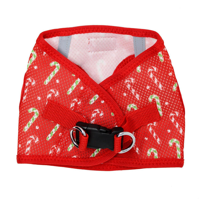 American River Choke Free Dog Harness Holiday Line - Candy Canes