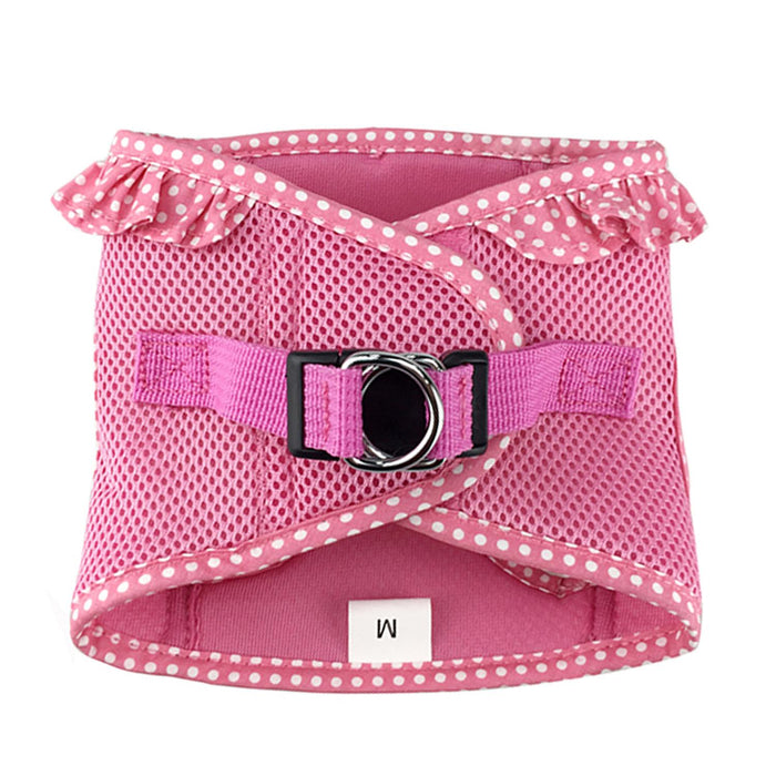 American River Choke-Free Dog Harness Polka Dot Collection Pink by Doggie Design