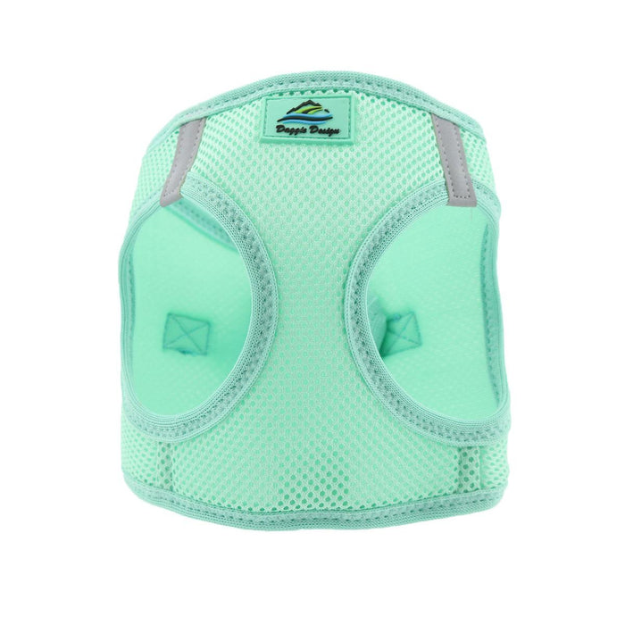 American River Choke Free Ultra Solid Dog Harness by Doggie Design Teal