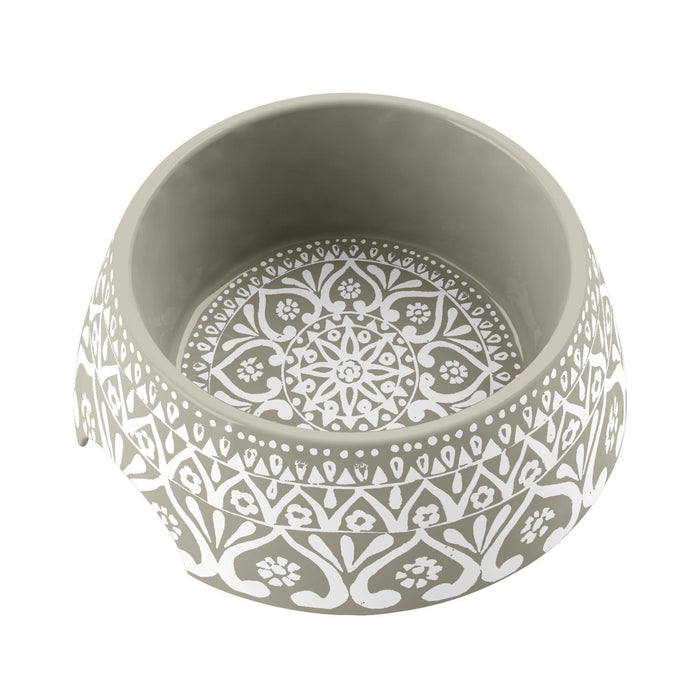 Boho Medallion Dog Bowl