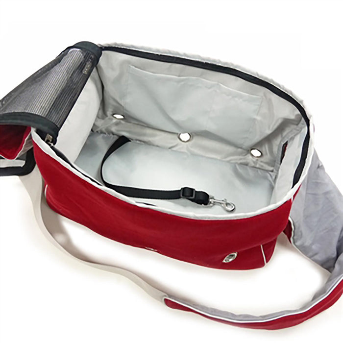 Boxy Messenger Bag Doggie Carrier by Dogo