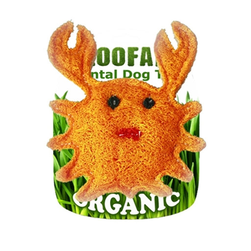Crab Loofah Dental Dog Toy