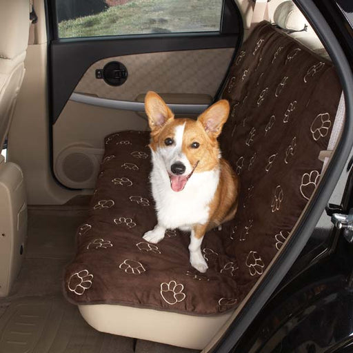 Chocolate Pawprint Seat Cover by Guardian Gear