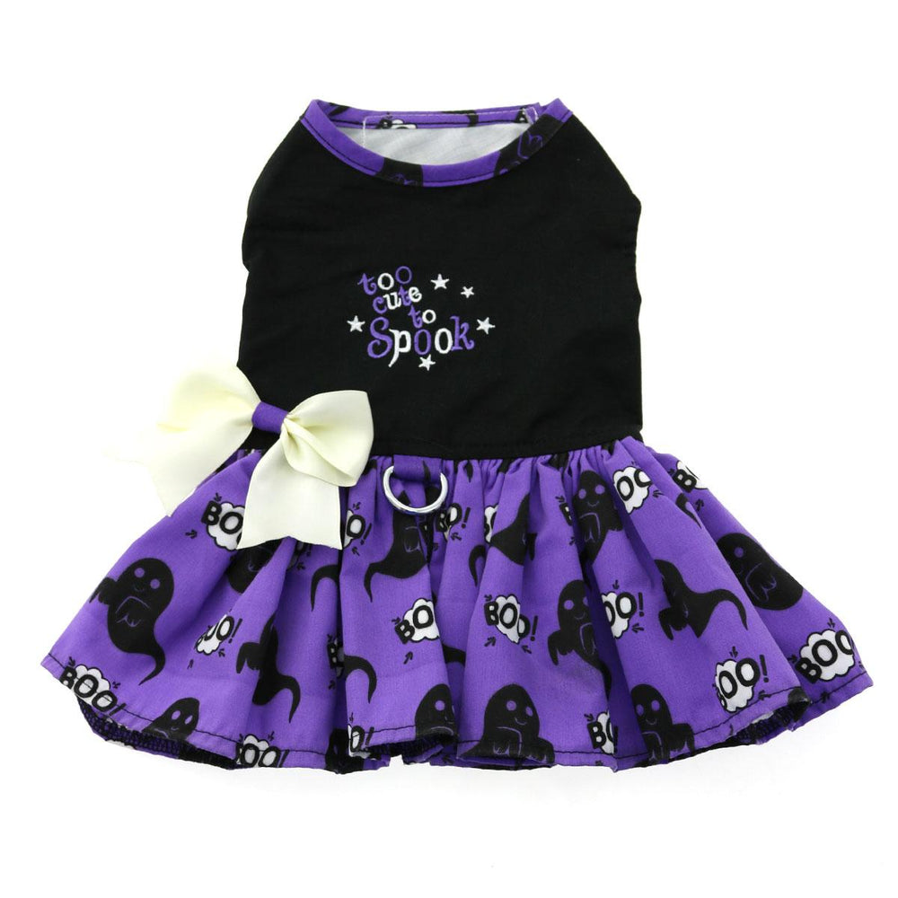Too Cute to Spook - Halloween Dog Harness Dress by Doggie Design