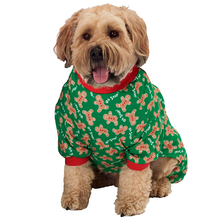 Oh Snap! Gingerbread Dog Pajamas