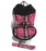 Hot Pink Plaid Doggie Harness Coat w/ Matching Leash
