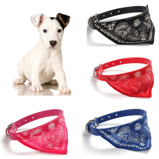 Dog Collar with Built In Bandana