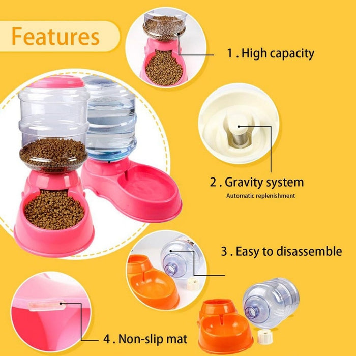 3.5L Automatic Doggie Food/Water Feeder