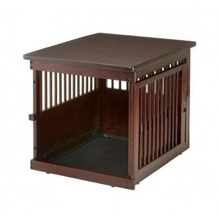 Richell Wooden End Table Pet Crate