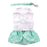 Turquoise Crystal Doggie Dress with Matching Leash